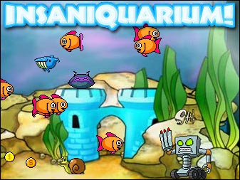 Spiel Insaniquarium online: Bist du f&uuml;r den Unterwasserwahnsinn in Insaniquarium bereit? Schwimm durch 20 Levels und verwandle deinen PC in ein virtuelles Aquarium.