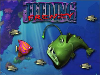 Spiel Feeding Frenzy online: In dieser Tiefsee-Herausforderung voller Action &uuml;berleben nur die St&auml;rksten. Friss dich an die Spitze der Nahrungskette, w&auml;hrend du durch atemberaubende Unterwasserwelten schwimmst und auf t&ouml;dliche Raubfische triffst.