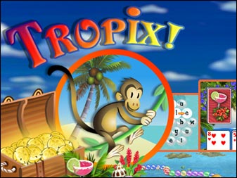 Spiel Tropix Cascade online: Wir fahren in Urlaub! Tropix Cascade entf&uuml;hrt dich auf eine exotische Insel, wo das ganze Leben nur ein Spiel ist. Bilde Dreiergruppen und k&auml;mpfe gegen das herannahende Packeis.