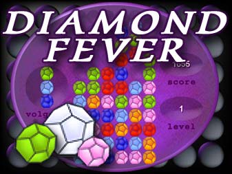 Spiel Diamond Fever online: Sei schnell und geschickt, und nimm so viele Diamanten mit nach Hause, wie Du tragen kannst. Vertikale, horizontale und diagonale Kombinationen machen Dich reicher und reicher. Finde den Joker und setze ihn sinnvoll in schlechten Zeiten ein.