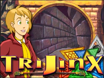 Spiel TriJinx online: Schlie&szlig; dich der Abenteurerin, Globetrotterin und R&auml;tselexpertin Kristine Kross auf der Suche nach ihrem verschollenen Vater an und r&auml;tsle dich durch die uralten Tore von TriJinx.