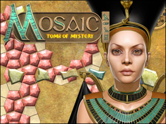 Spiel Mosaic - Tomb of Mystery online: Erforsche die Katakomben von K&ouml;nig Tut in Mosaic: Tomb of Mystery. Setze die antiken &auml;gyptischen Hieroglyphen zusammen, um dieses atemberaubende Krimi-Abenteuer zu l&ouml;sen!