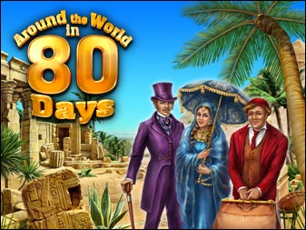 Spiel Around the World in 80 Days online: Besuch die sch&ouml;nsten St&auml;dte, bilde Dreiergruppen und sammle Gegenst&auml;nde, die Mr. Fogg mitnehmen m&ouml;chte. Around the World in 80 Days ist ein Abenteuer erster Klasse!