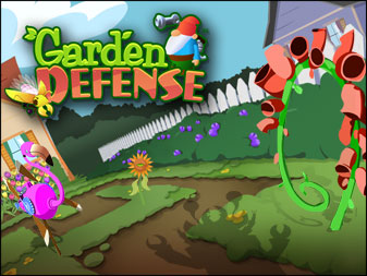 Spiel Garden Defense online: In Garden Defense setzt du Abwehr-Dekoration und Kampfpflanzen ein, um einer Familie zu helfen, ihren Garten gegen blumenfressendes Ungeziefer zu verteidigen.
