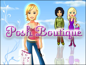 Spiel Posh Boutique online: Lebe dein individuelles Modegef&uuml;hl aus und hilf Kunden, in deiner Boutique ihren ganz eigenen Modestil zu finden bei Posh Boutique!