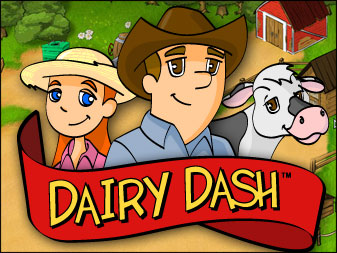 Spiel Dairy Dash online: Niemand hat behauptet, die Arbeit auf einem Hof sei ein Zuckerschlecken! Also kremple die &Auml;rmel hoch und zeig in Dairy Dash, dass ein echter Bauer in dir steckt.