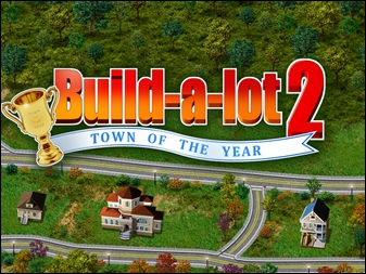 Spiel Build-a-lot - Town of the Year online: Fang wieder an, H&auml;user zu kaufen, zu bauen und zu verkaufen, denn die B&uuml;rgermeister diverser St&auml;dte brauchen erneut deine Hilfe, diesmal in Build-a-lot - Town of the Year!