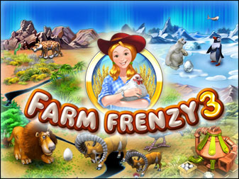 Spiel Farm Frenzy 3 online: Freu dich bei Farm Frenzy 3, dem neuesten Kapitel der Bauernhof-Hitserie, auf eine Menge Spa&szlig; weltweit!  Hast du das Zeug dazu, Pr&auml;sidentin von B.I.G. zu werden?
