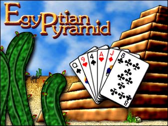 Spiel Egyptian Pyramid online: Lege die Karten aus der Pyramide in aufsteigender Reihenfolge auf den Ablagen ab. Alle Karten in der Pyramide sind sofort verf&uuml;gbar.