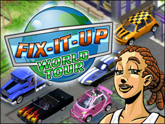 Spiel Fix-it-Up 2 - World Tour online: Freu dich in Fix-it-Up 2 - World Tour auf eine rasante Fortsetzung des automotiven Hitspiels mit deinen Lieblings-Autoschraubern!