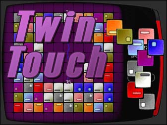 Spiel Twin Touch online: Erstelle Paare aus passenden Teilen und versuche, neue Formen zu erstellen. Die Paare sollten durch eine gerade Linie zu verbinden sein und h&ouml;chstens
 zwei Ecken aufweisen.