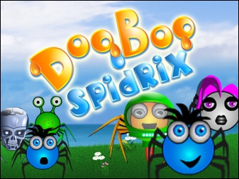 Spiel DooBoo Spidrix online: Fiese Spinnen haben all die friedlichen Schmetterlinge von DooBoo gefangen. Du musst sie jetzt in dem DooBoo Spidrix retten, einem lustigen R&auml;tselspiel.