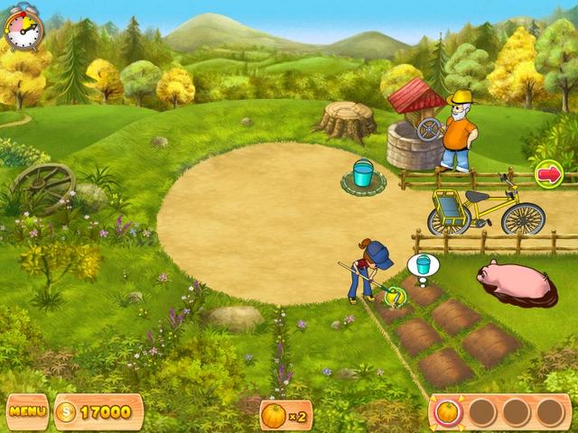 Играть во флеш игру Развиваем свою ферму онлайн бесплатно.