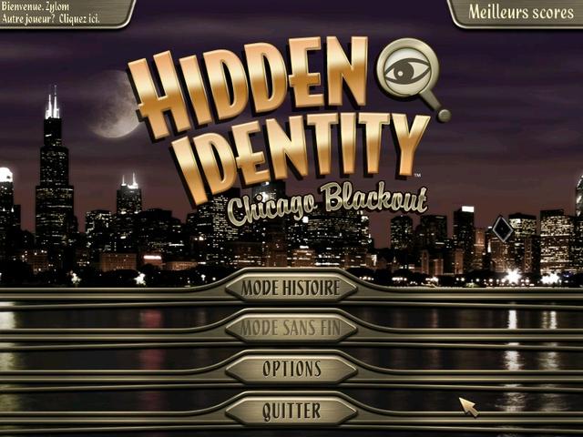 Hidden Identity Chicago Blackout Deluxe Hidden Identity Chicago Blackout Deluxe