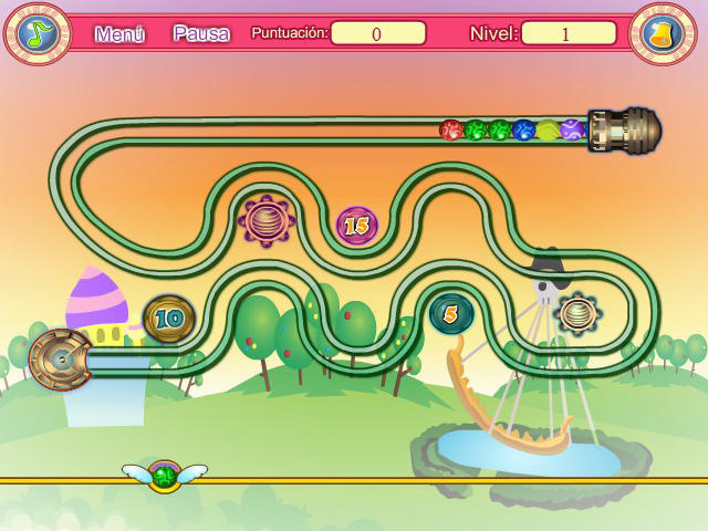 Zuma Ball. Вот такая игра получаеться, если соединить в одну